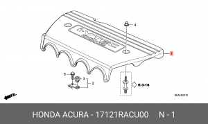 Деталь 17121RACU00 HONDA