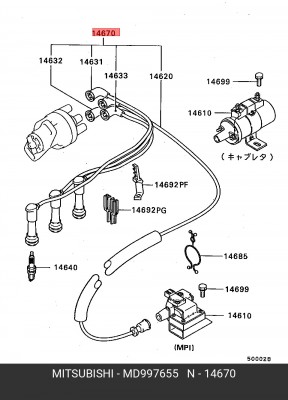 Деталь MD997655 MITSUBISHI