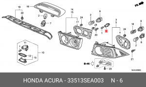 Деталь 33513SEA003 HONDA