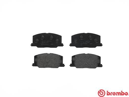 Комплект тормозных колодок, диско P 83 016 BREMBO