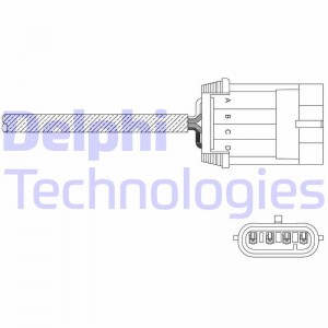 Лямбда-зонд ES1105212B1 DELPHI