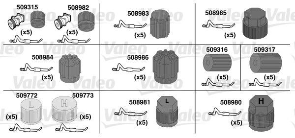 Инструмент 509734 VALEO PHC