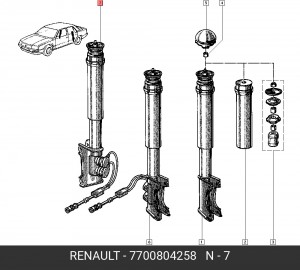 Деталь 7700804258 RENAULT