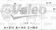 Генератор 436482 VALEO PHC