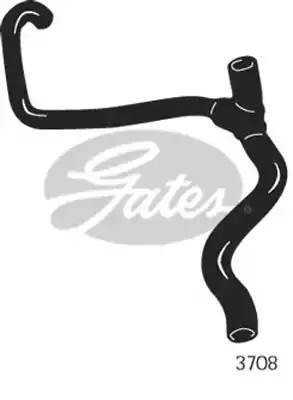 Шланг радиатора 3708 GATES