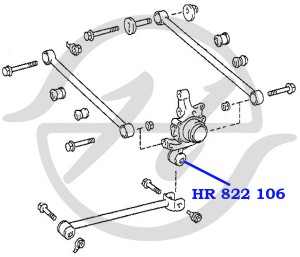 Сайлентблок HR 822 106 HANSE