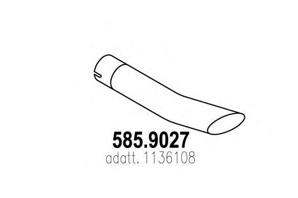 Выпускной трубопровод 5859027 ASSO