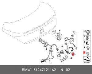 Деталь 51 24 7 121 162 BMW