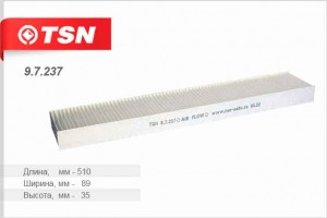 Фильтр салона 9.7.237 TSN