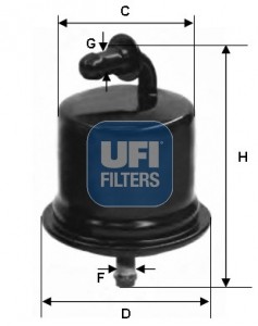 Топливный фильтр 31.724.00 UFI