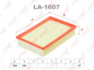 Фильтр воздушный LA-1607 LYNXAUTO