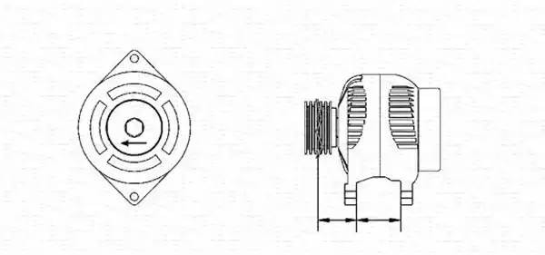 Генератор 943346201010 MAGNETI MARELLI