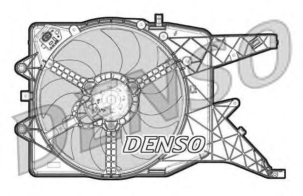 Вентилятор, охлаждение двигателя DER20010 DENSO