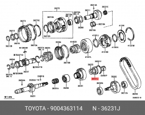 Деталь 90043-63114 DAIHATSU