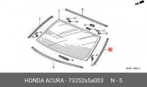 Деталь 73252S5A003 HONDA