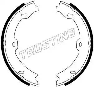 Комплект тормозных колодок, стояночная тормозная система 052.134 TRUSTING