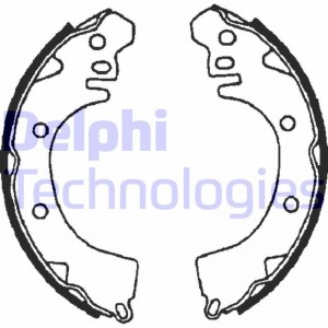 Комплект тормозных колодок LS1471 DELPHI