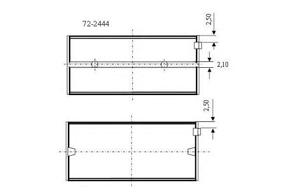 Подшипник 72-2444 GLYCO