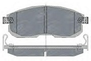 Комплект тормозных колодок, диско SP153 SCT