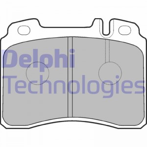 Комплект тормозных колодок, диско LP929 DELPHI