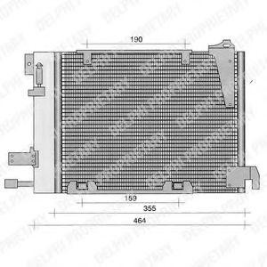 Конденсатор, кондиционер TSP0225221 DELPHI