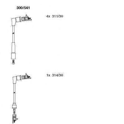 Ккомплект проводов зажигания 300541 BREMI