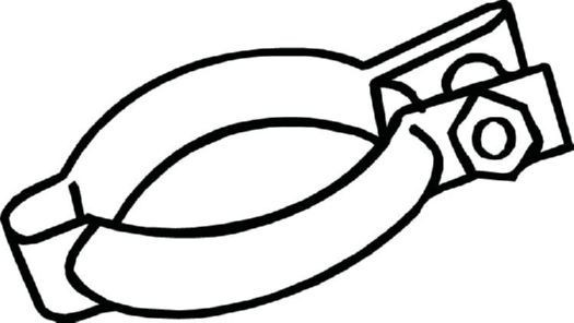 Клемма, ситема выпуска 250-869 BOSAL
