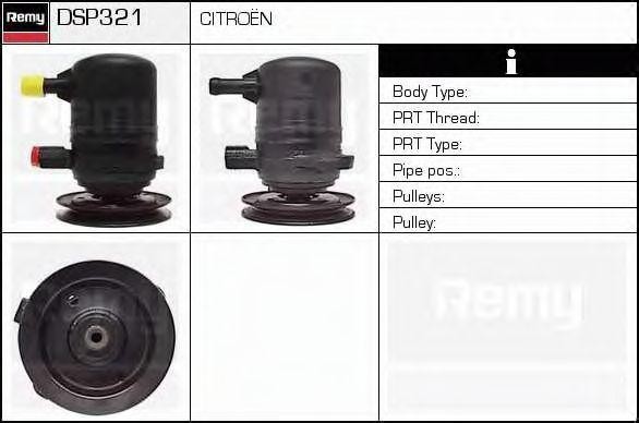 Гидравлический насос, рулевое управление DSP321 DELCO REMY