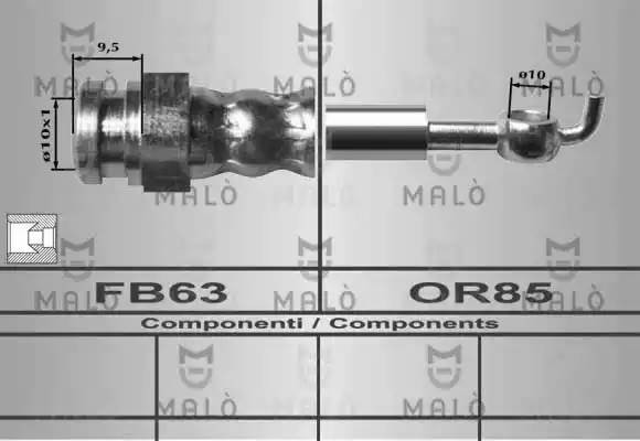 Тормозной шланг 80222 MALO