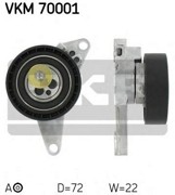 Натяжной ролик, ремень ГРМ VKM70001 SKF