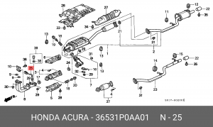 Лямбда-зонд 36531P0AA01 HONDA