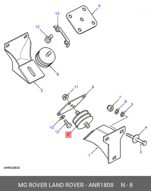 Подвеска, двигатель ANR1808 LAND ROVER