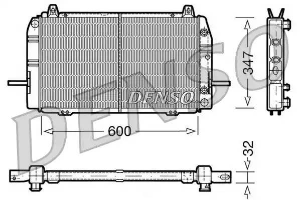 Радиатор, охлаждение двигател DRM10084 DENSO