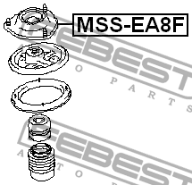 Опора амортизатора подвески MSSEA8F FEBEST