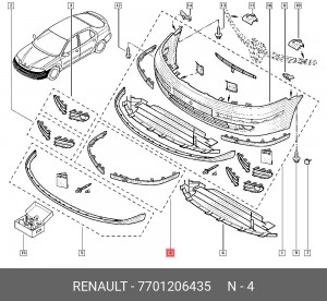 Деталь 7701206435 RENAULT