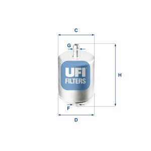 Топливный фильтр 31.760.00 UFI