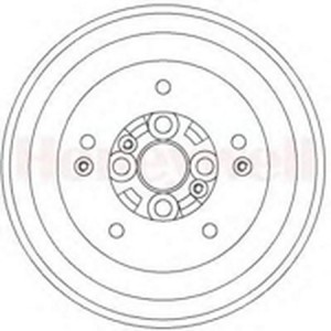 Тормозной барабан 329337B BENDIX JURID