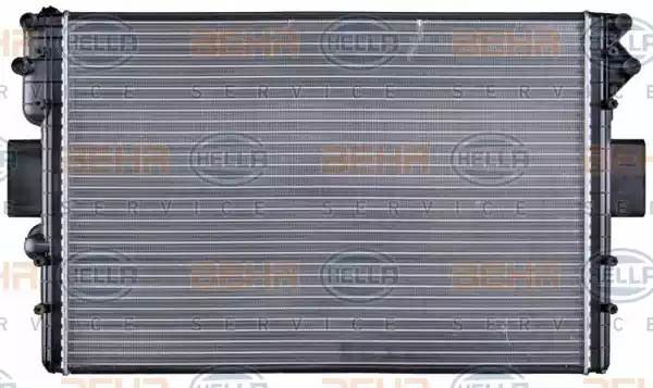 Радиатор, охлаждение двигател 8MK376724561 HELLA