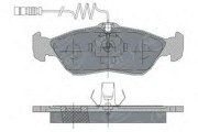 Комплект тормозных колодок, диско SP232 SCT