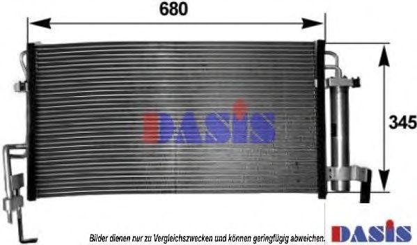 Конденсатор, кондиционер 562005N AKS DASIS