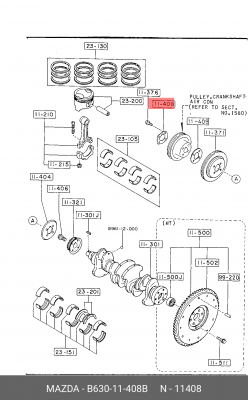 Деталь B63011408B MAZDA