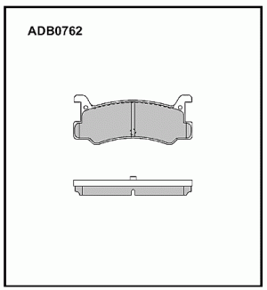 Колодки тормозные дисковые ADB0762 ALLIED NIPPON