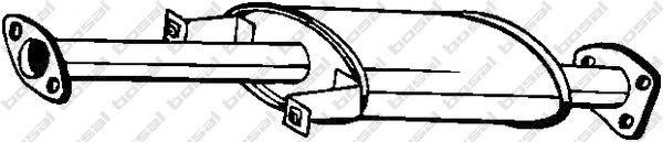 Средний глушитель выхлопных газов 177941 BOSAL