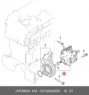 Насос высокого давления 331004A000 HYUNDAI KIA