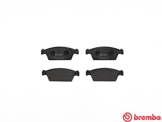 Комплект тормозных колодок, диско P15001 BREMBO