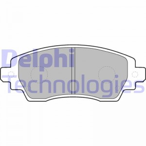 Комплект тормозных колодок, диско LP1560 DELPHI
