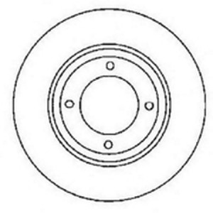 Тормозной диск 561688B BENDIX JURID