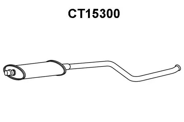 Предглушитель выхлопных газов CT15300 VENEPORTE