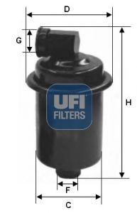 Воздушный фильтр 30.810.00 UFI