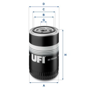 Масляный фильтр 2316400 UFI
